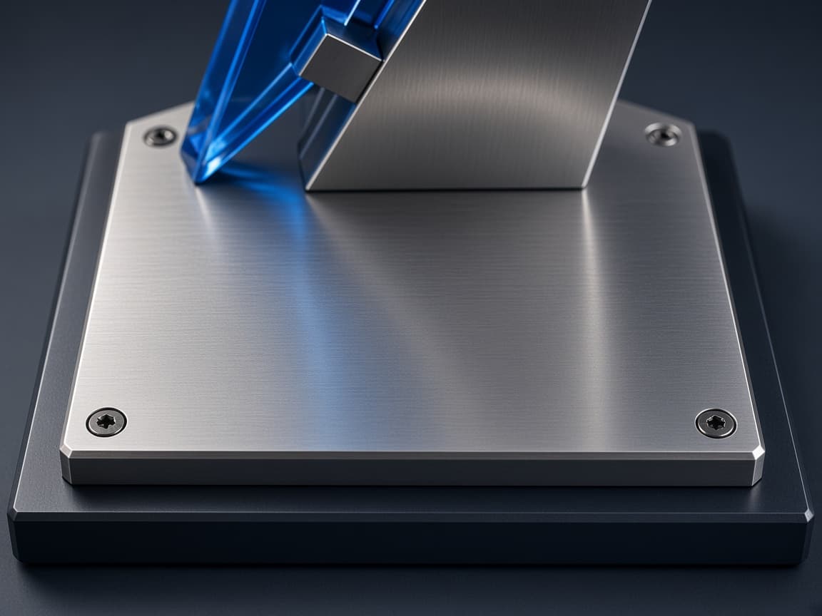 Esports Championship Trophy design concept, blank plate straight on